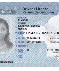 Canadian driver license