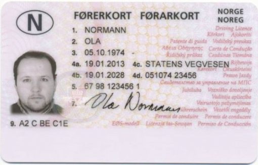 Norwegian driver license online