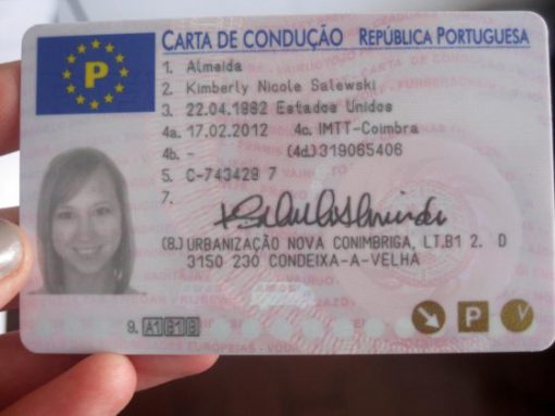 Portuguese driver license online