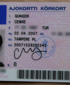 Finnish driver license online